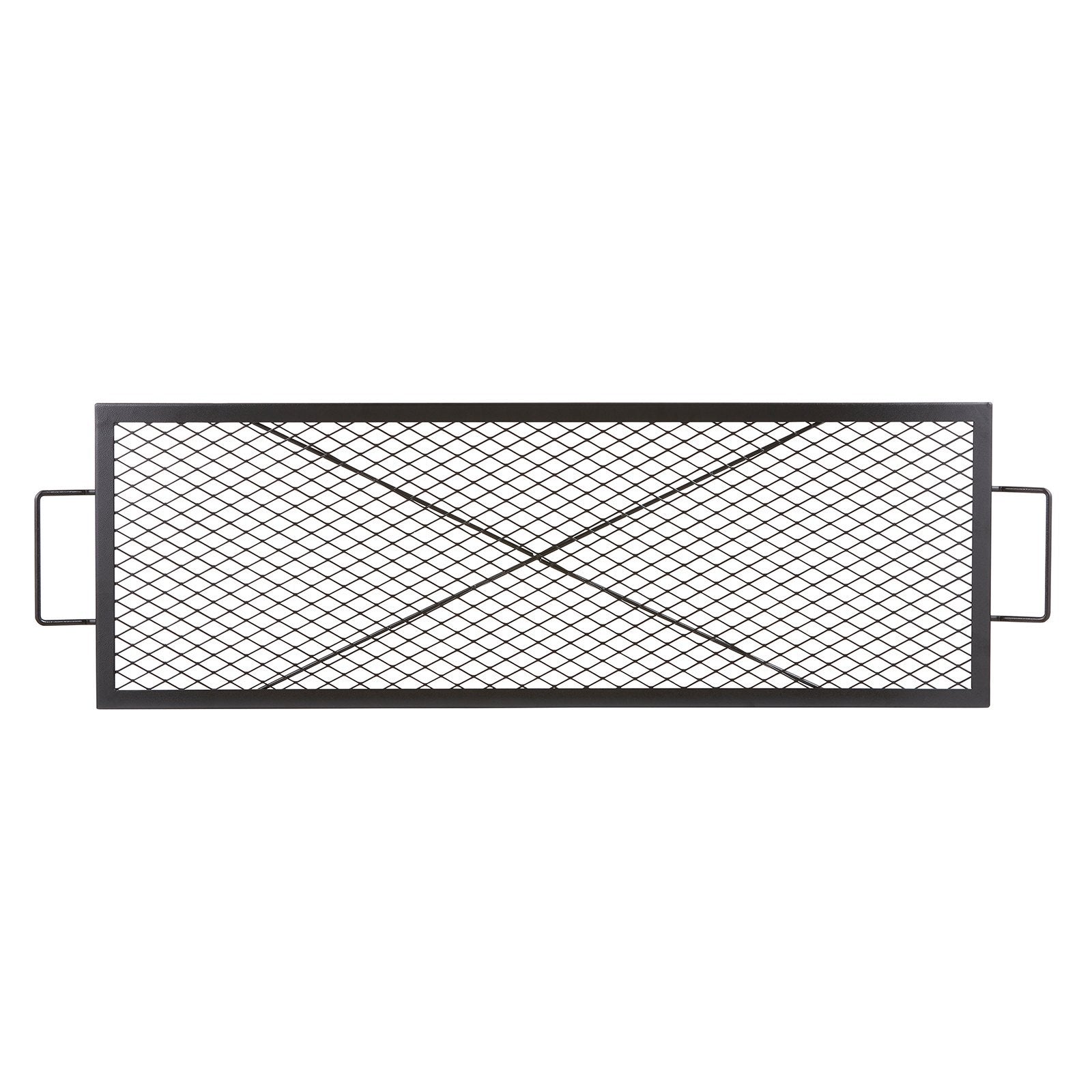 VEVOR X-Marks 44in Fire Pit Grill Grate — Heavy Duty Steel Portable BBQ