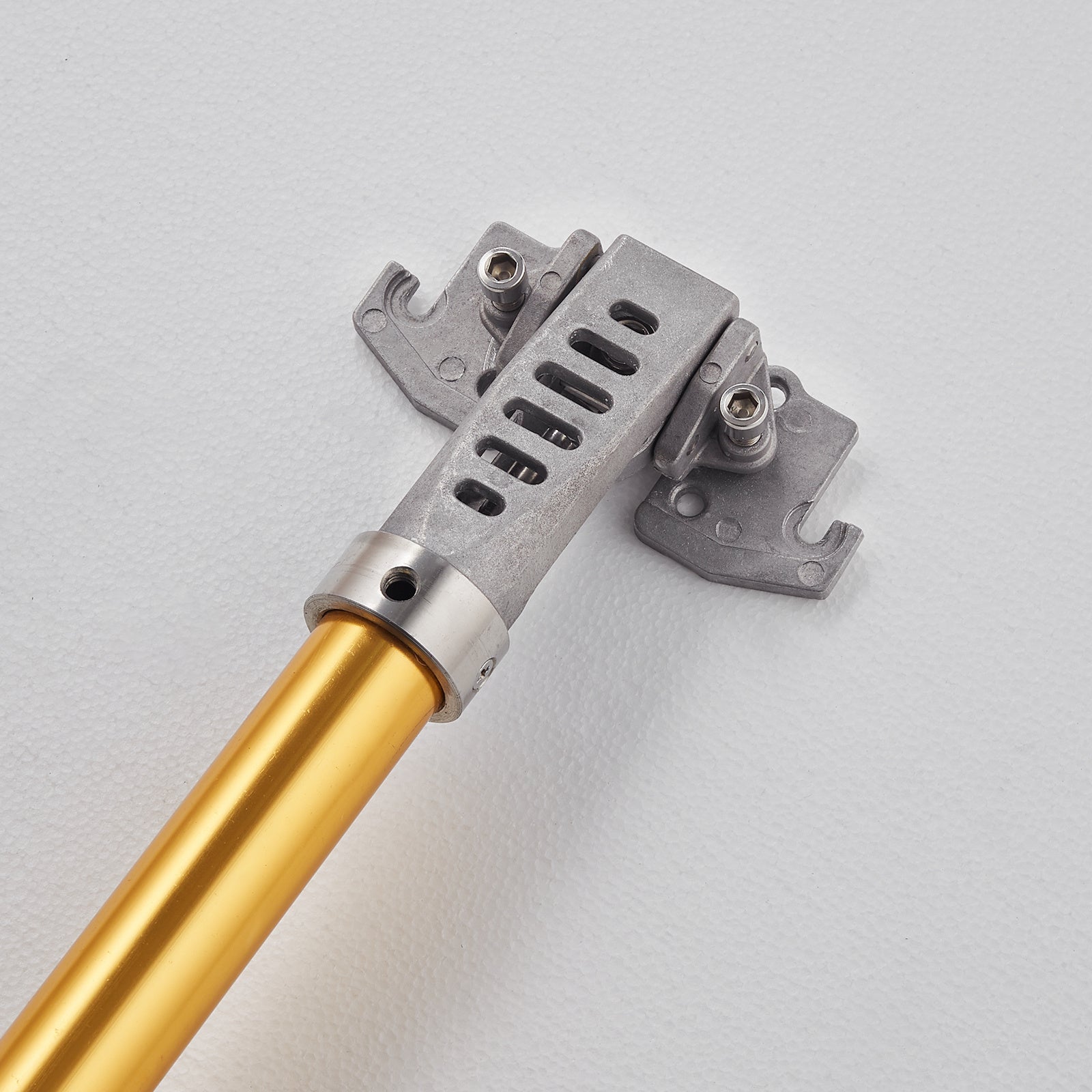 VEVOR Drywall Flat Box Handle — Anodized Aluminum, 40–64 in, 5-Section Adjustable