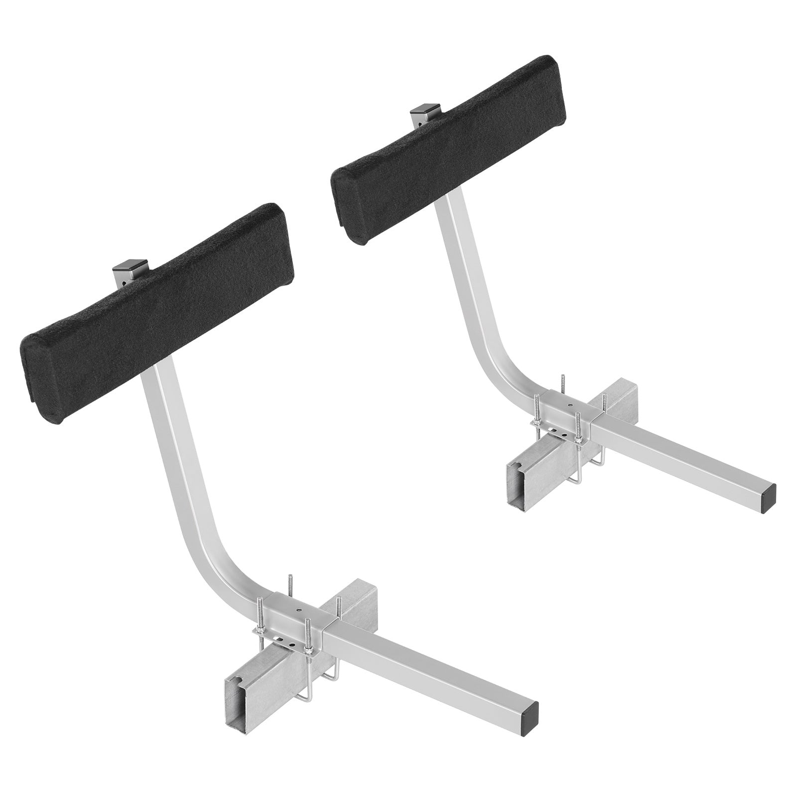 VEVOR Marine Trailer Assistant, Adjustable Bunk Guide-Ons with Steel Support Poles & Roller Guide (Pair)