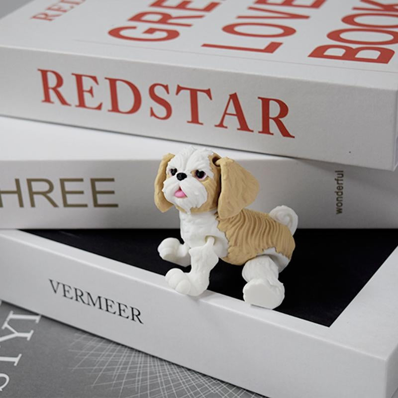 Cute Shih Tzu Figurine — Exquisite Craftsmanship, High-Quality Texture