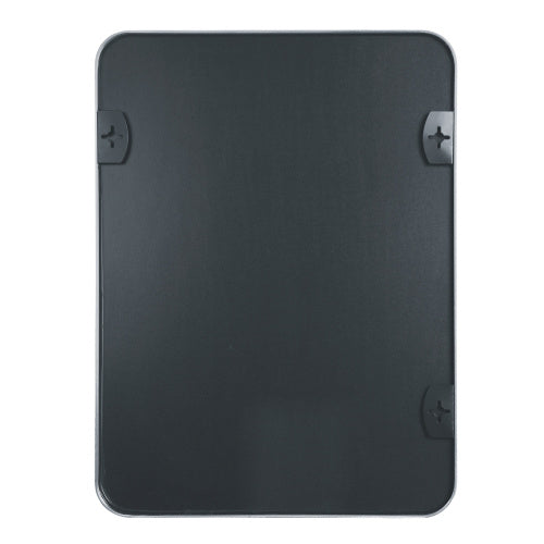 CYDD 24x36 in Silver Metal Framed Rectangular Bathroom Wall Mirror