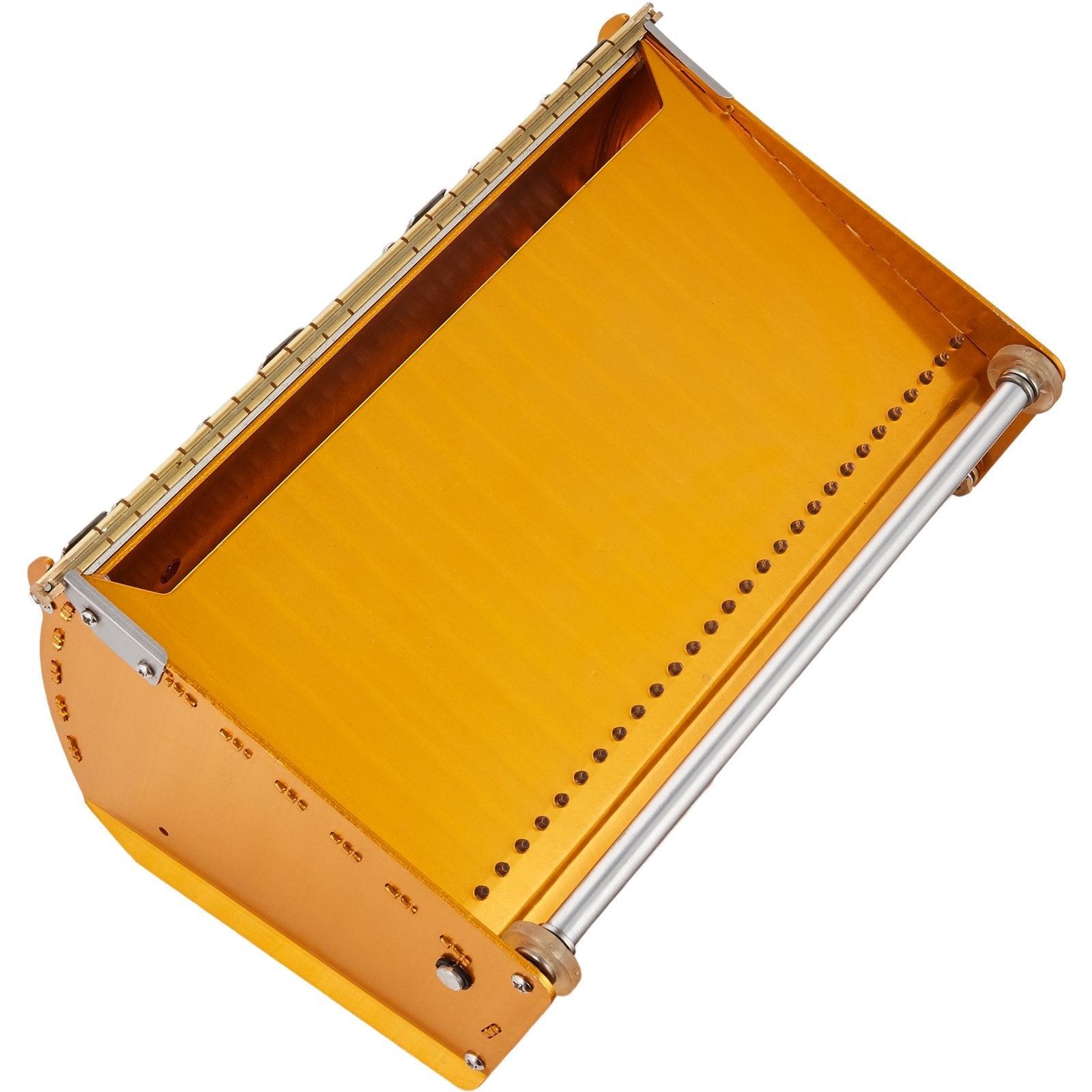 VEVOR Drywall Flat Box, 10-Inch Wide Quick Clean, Aluminum Finishing Mud Box For Plasterboard, Wallboard, Sheetrock, Bonus Mudguard, Extra 2 Stainless Steel Blades