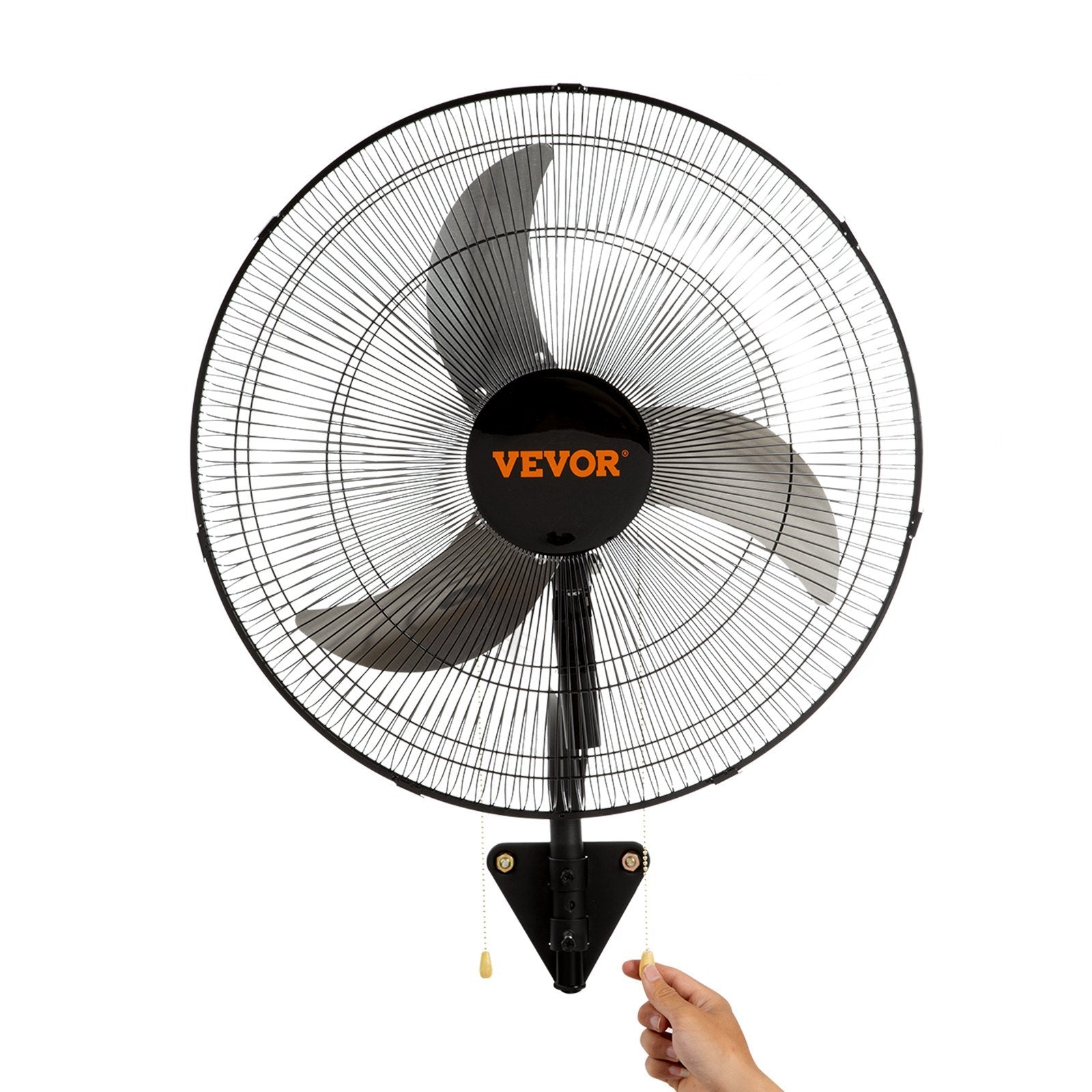 VEVOR Wall Mount Fan — 2-Pack 18" Oscillating High-Velocity (4000 CFM)