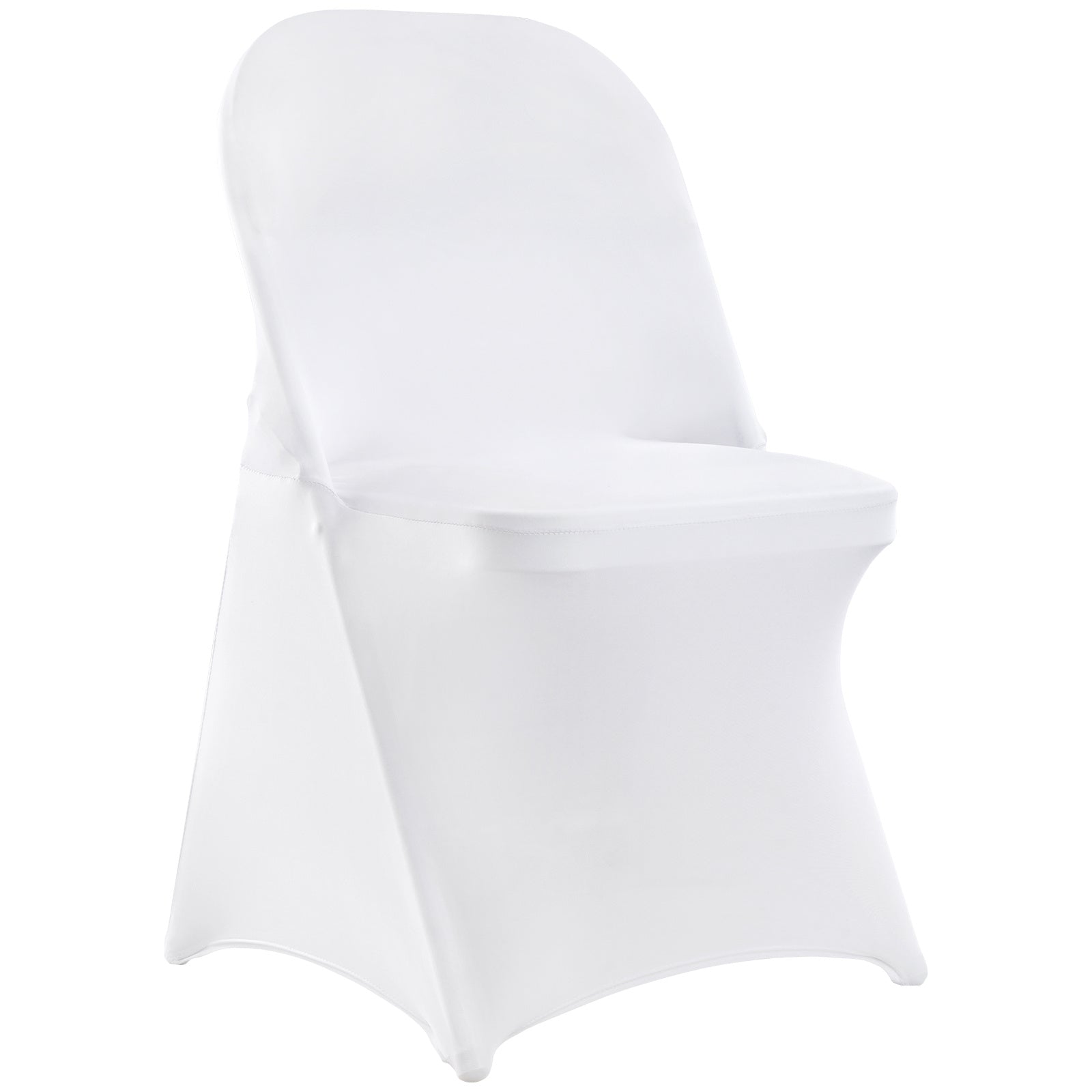VEVOR White Stretch Spandex Chair Covers - 30 PCS