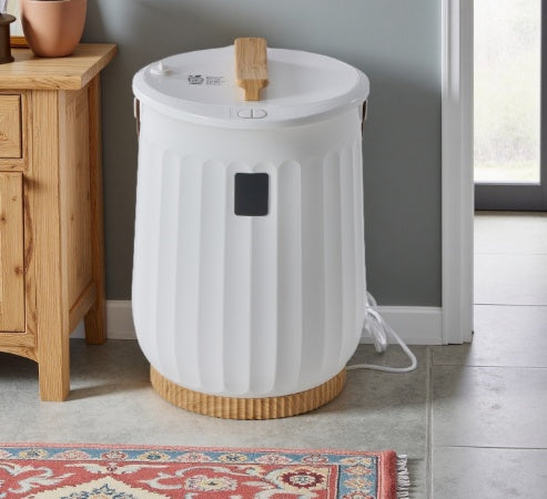 Towel Warmer For Bathroom, 20L Towel Heater With 4 Time Settings & Auto-Off, Safety Child Lock And Temp-Alert Design