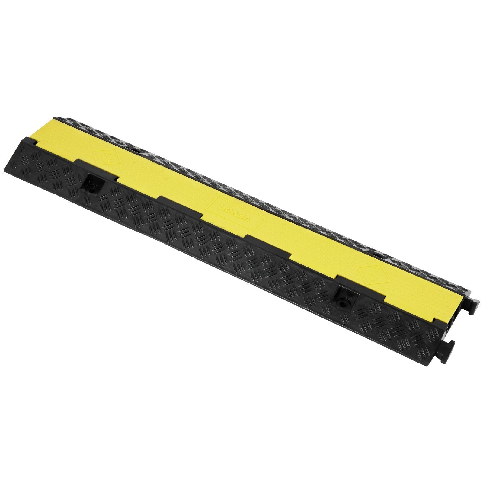 2-Channel Cable Protector Ramp (3 Pack) – 12,000 lbs, Interlocking