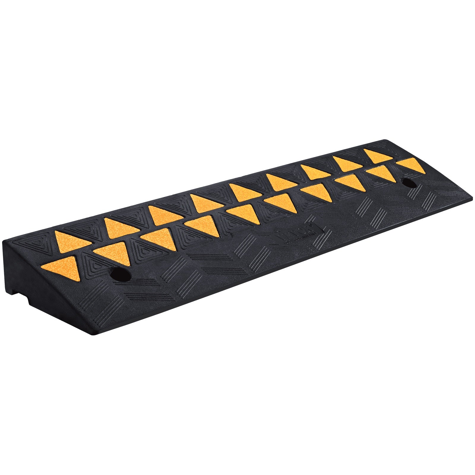 VEVOR Rubber Curb Ramp Rise Height Sidewalk Curb Ramp, Driveway Ramp For Curb, 15T Heavy Duty