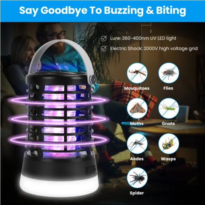 4 In 1 Bug Zapper Light Rechargeable Mosquito Zapper
