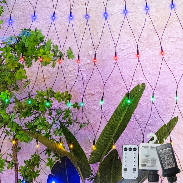 360 LED Christmas Net Lights — 9.8×6.5 ft Indoor & Outdoor