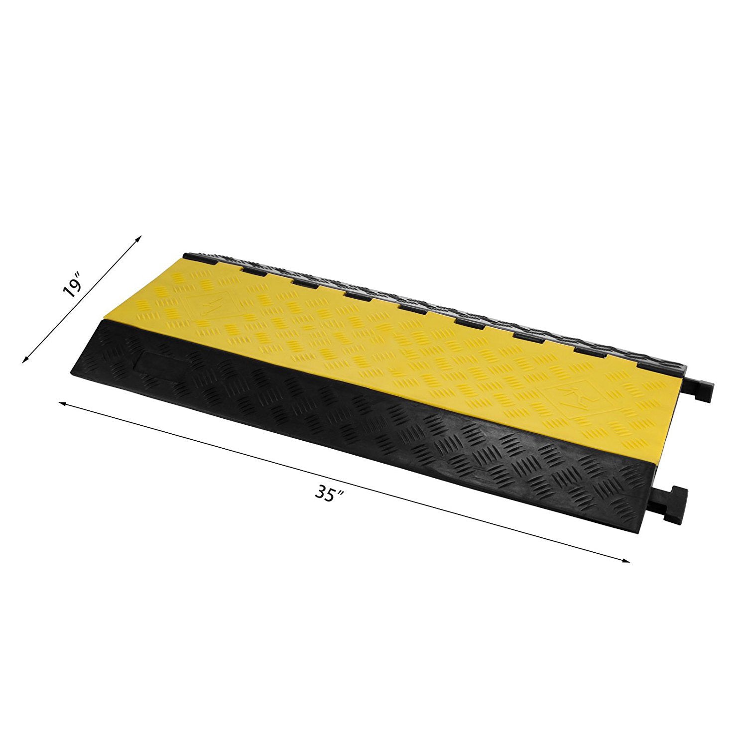 VEVOR 5 Channel Cable Protectors — Heavy Duty Rubber Cable Ramp