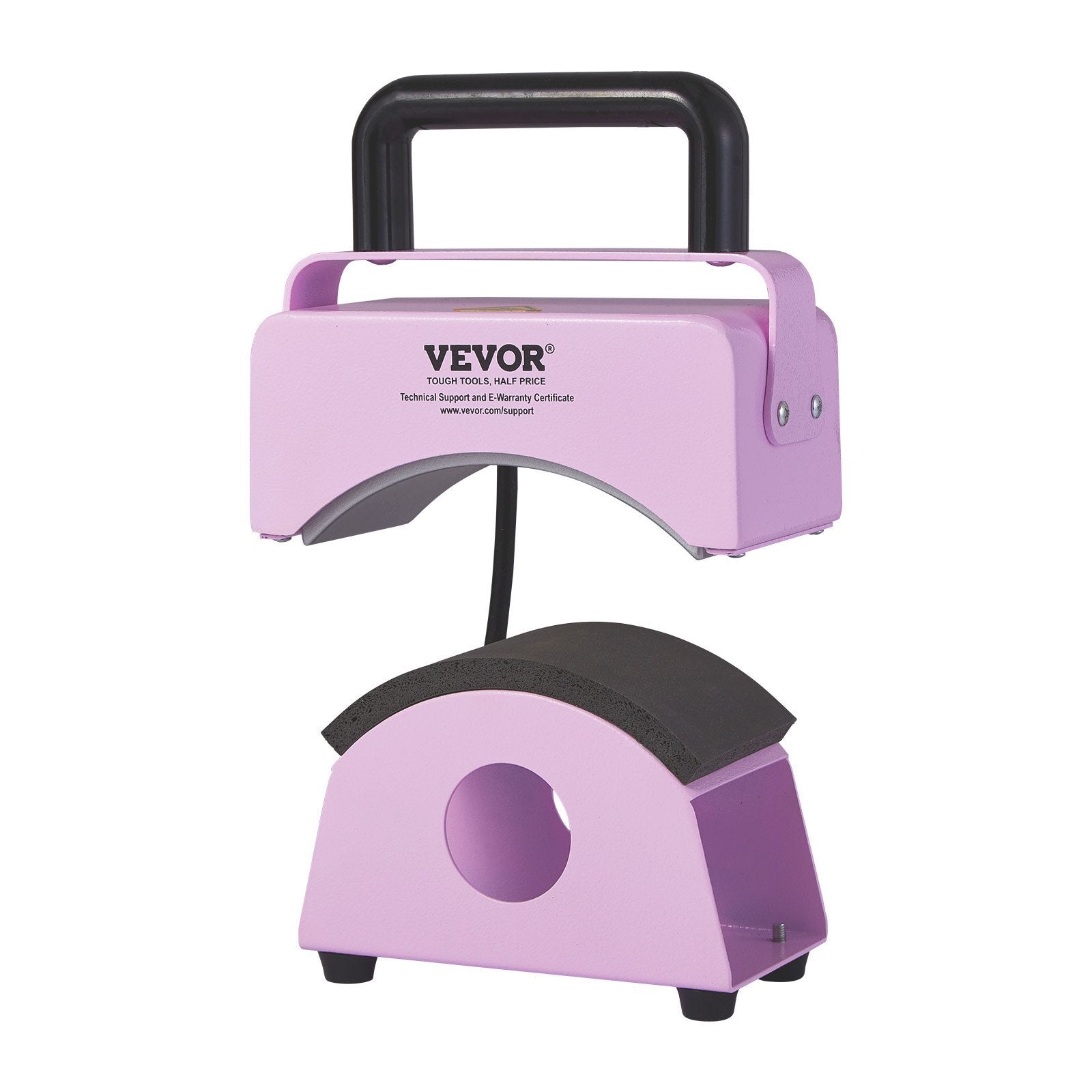VEVOR Mini Hat Heat Press for Caps — 5.9" x 3.15" Plate (Purple)