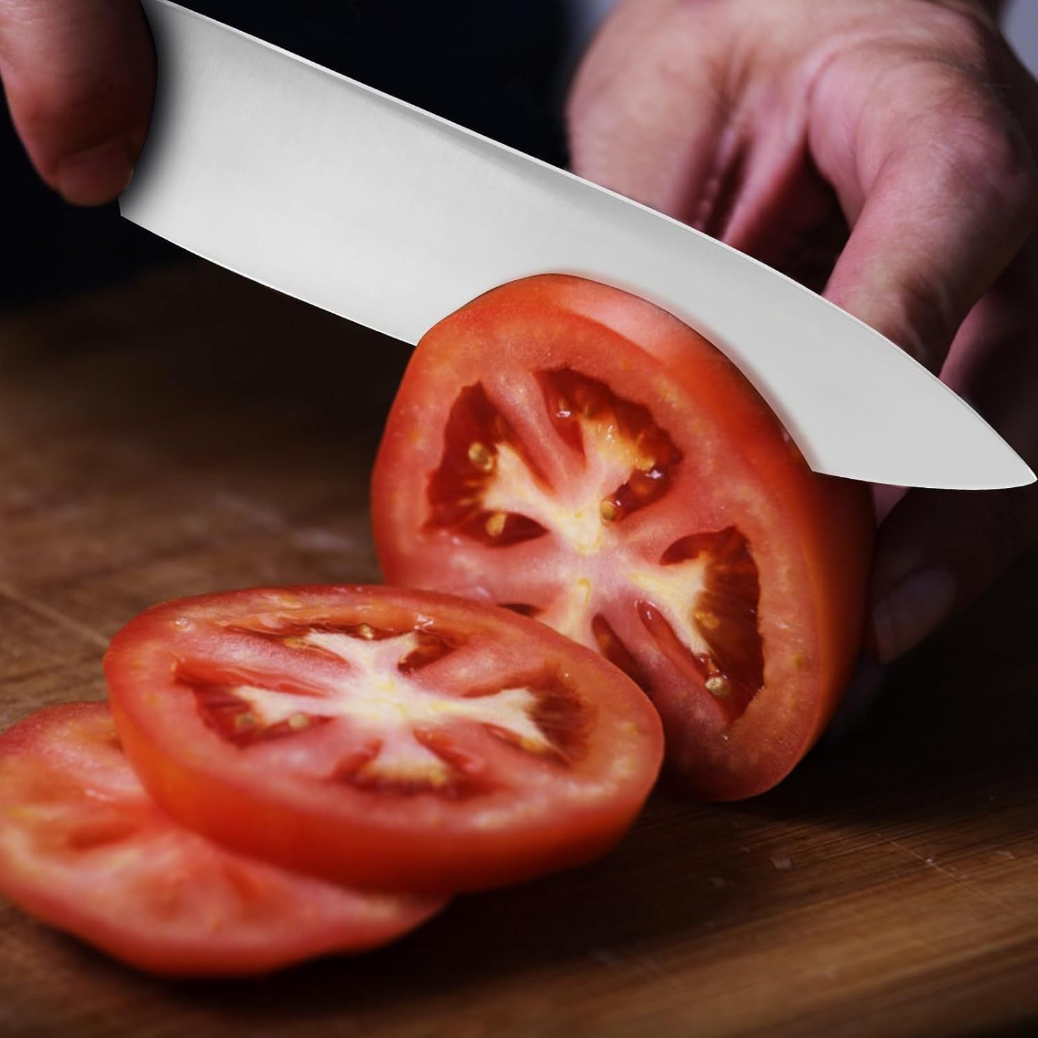 Professional 8" Chef Knife & 7" Santoku — High Carbon Steel