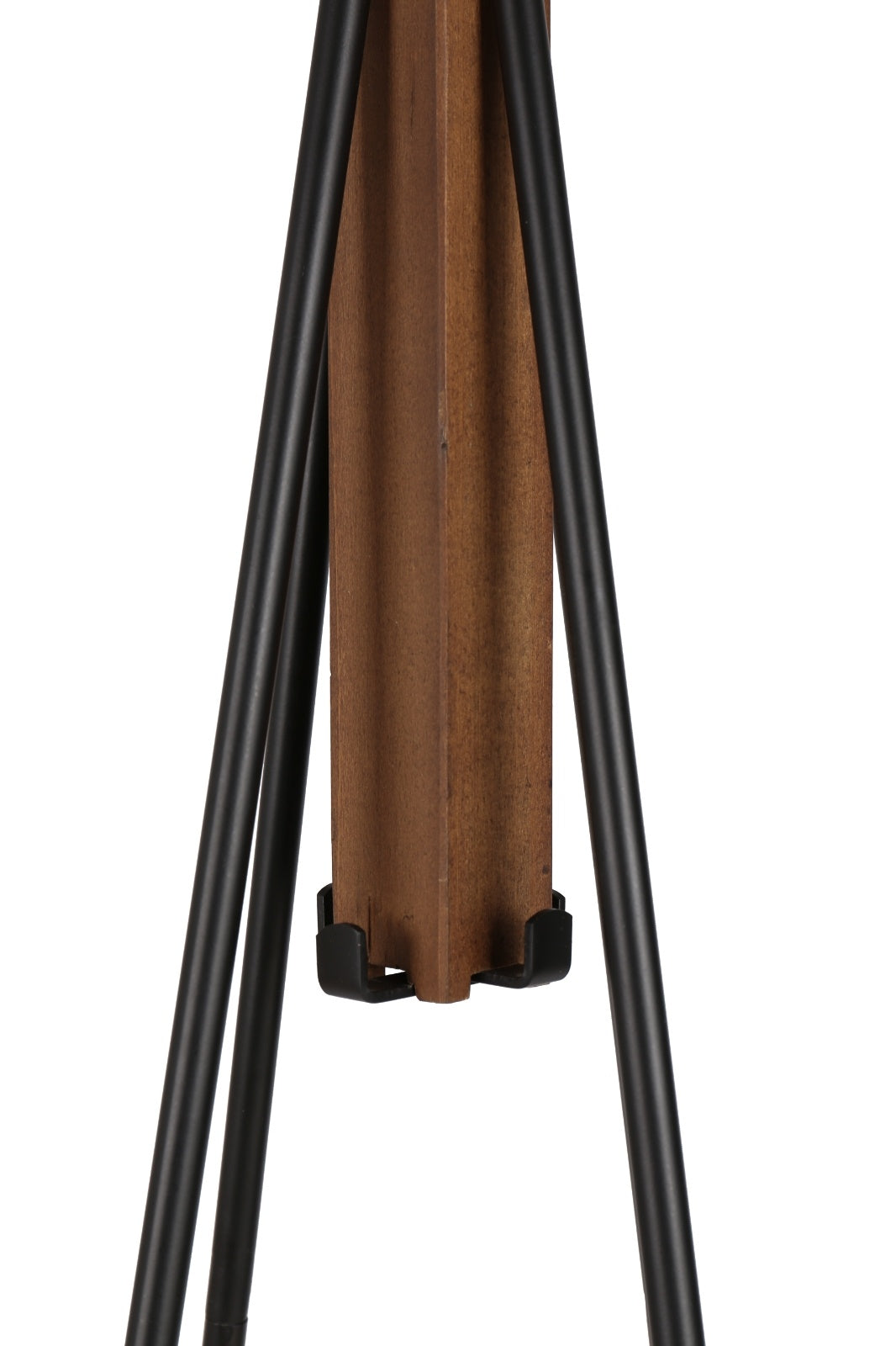 Reclaimed Wood & Metal Coat Rack with Hooks for Bedroom & Living Room