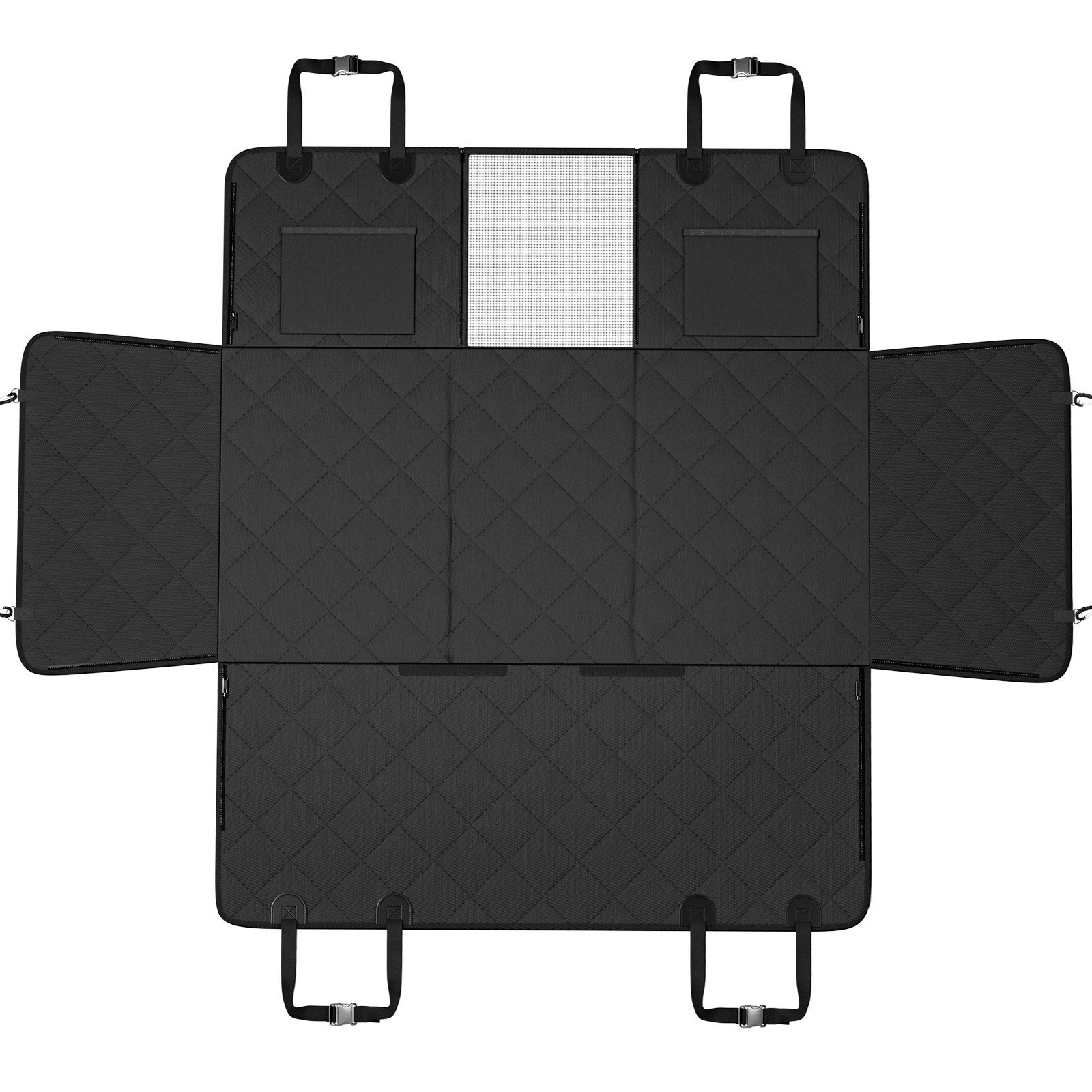 VEVOR 53 x 24.8 in Dog Car Seat Cover for Back Seat — Waterproof 600D