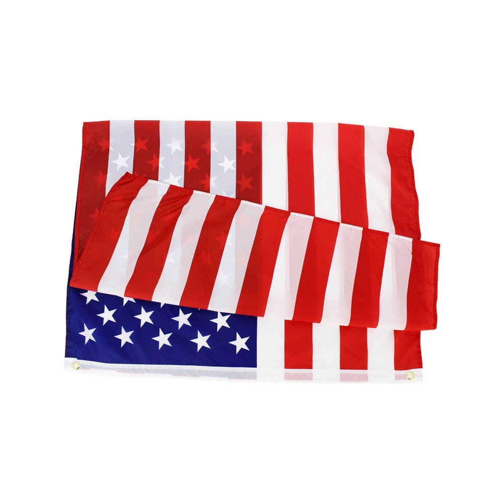 4X6FT Polyester American Flag 120cm x 180cm - USA Flag Outdoor Yard Decor