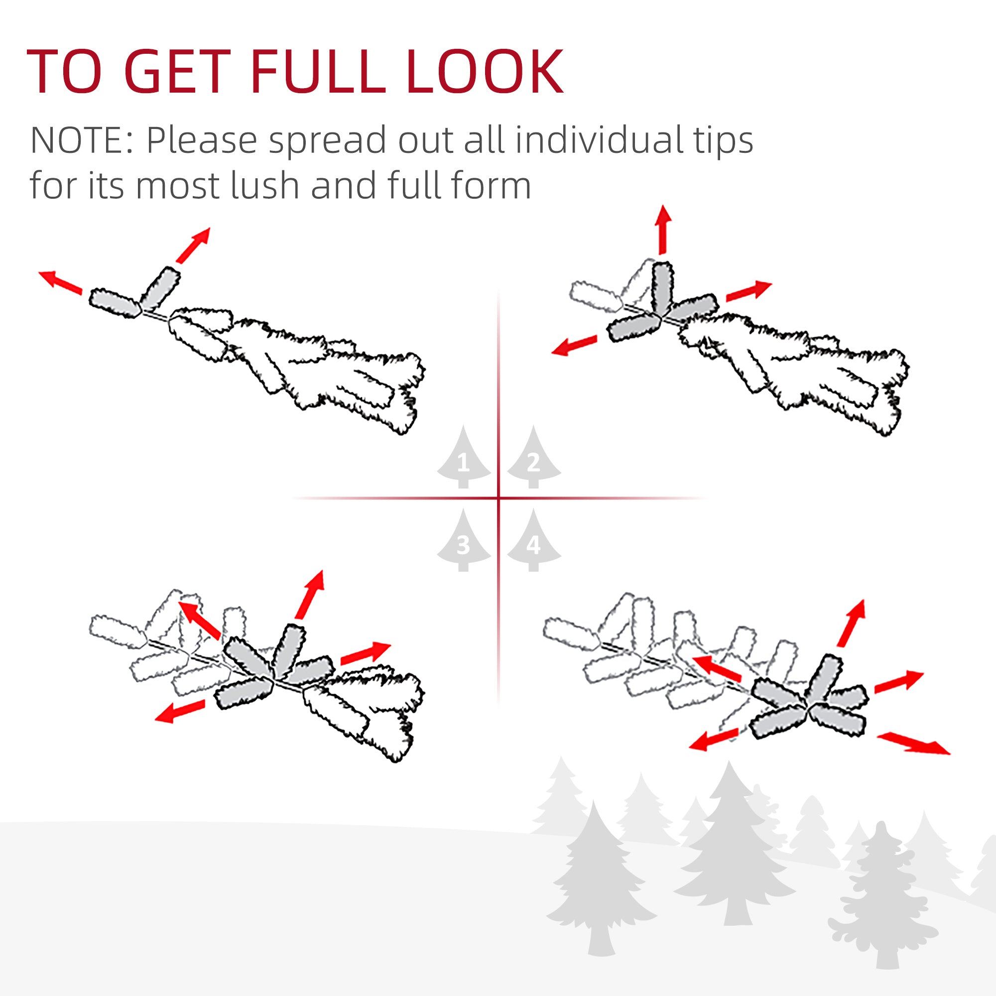 6ft White Christmas Tree, Slim Xmas Tree With Full Appearance, PVC 390 Branch Tips And Metal Stand, Artificial Christmas Tree, White