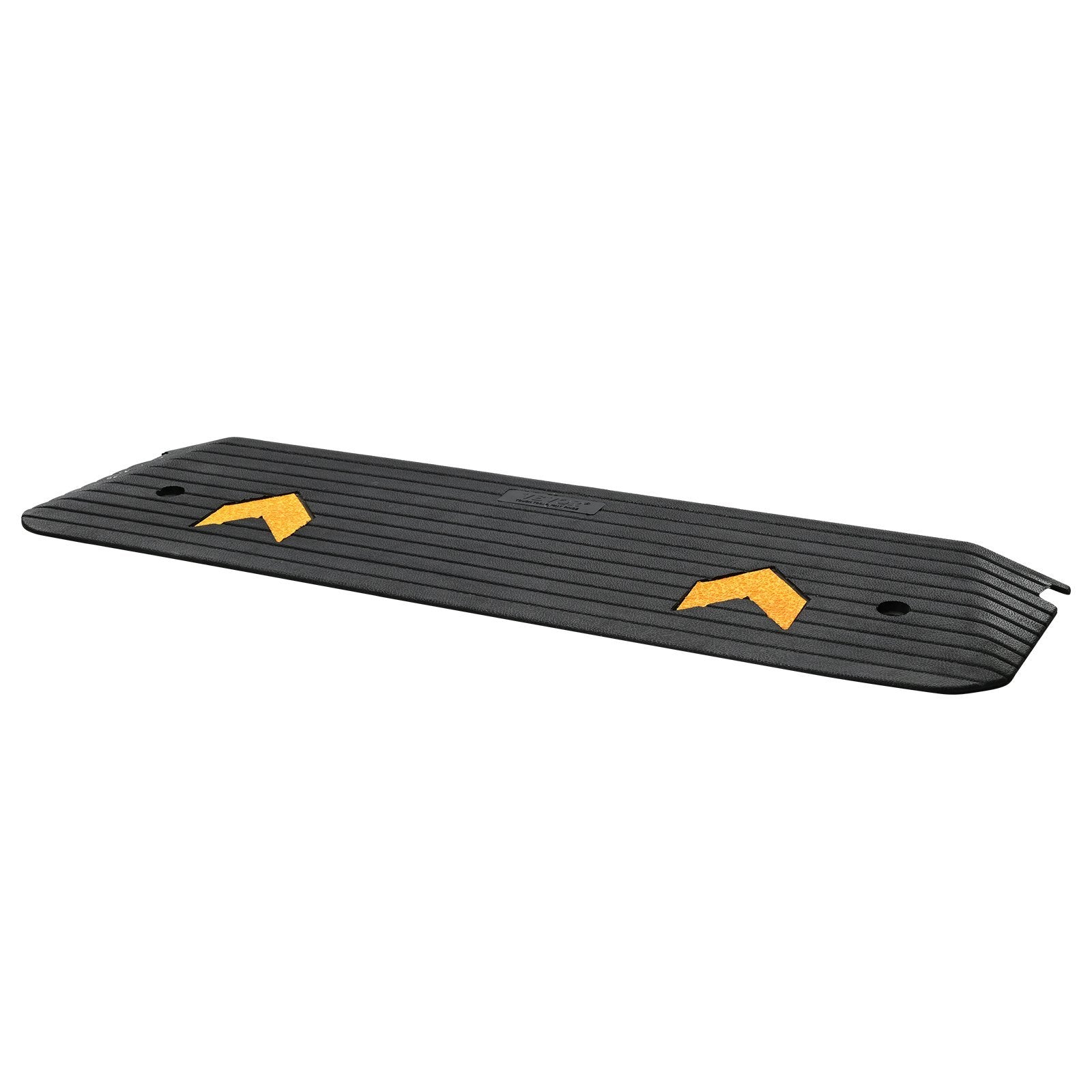 VEVOR Upgraded Rubber Threshold Ramp, Rise Wheelchair Ramp Doorway, Natural Curb Ramp Rated 33069 Lbs Load Capacity, Non-Slip Textured Surface Rubber Curb Ramp For Wheelchair And Scooter