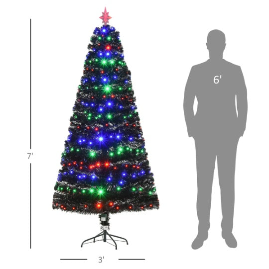 7ft Prelit Artificial Christmas Tree