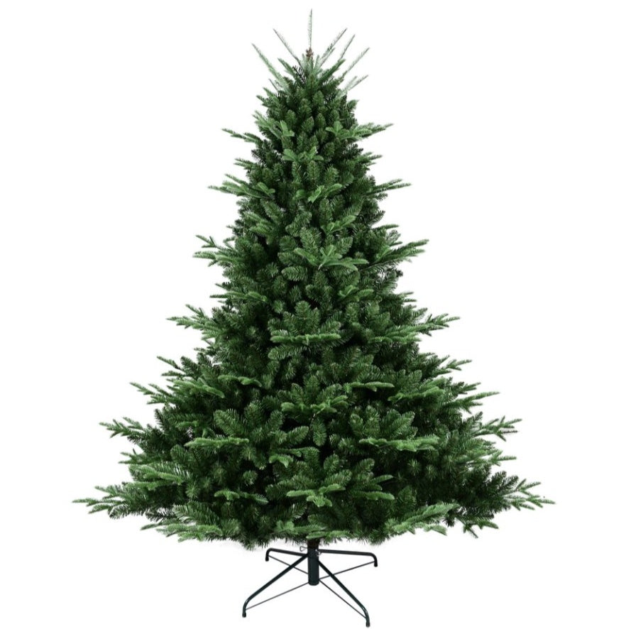 5ft PE/PVC Mixed Christmas Tree with Hinged Branches