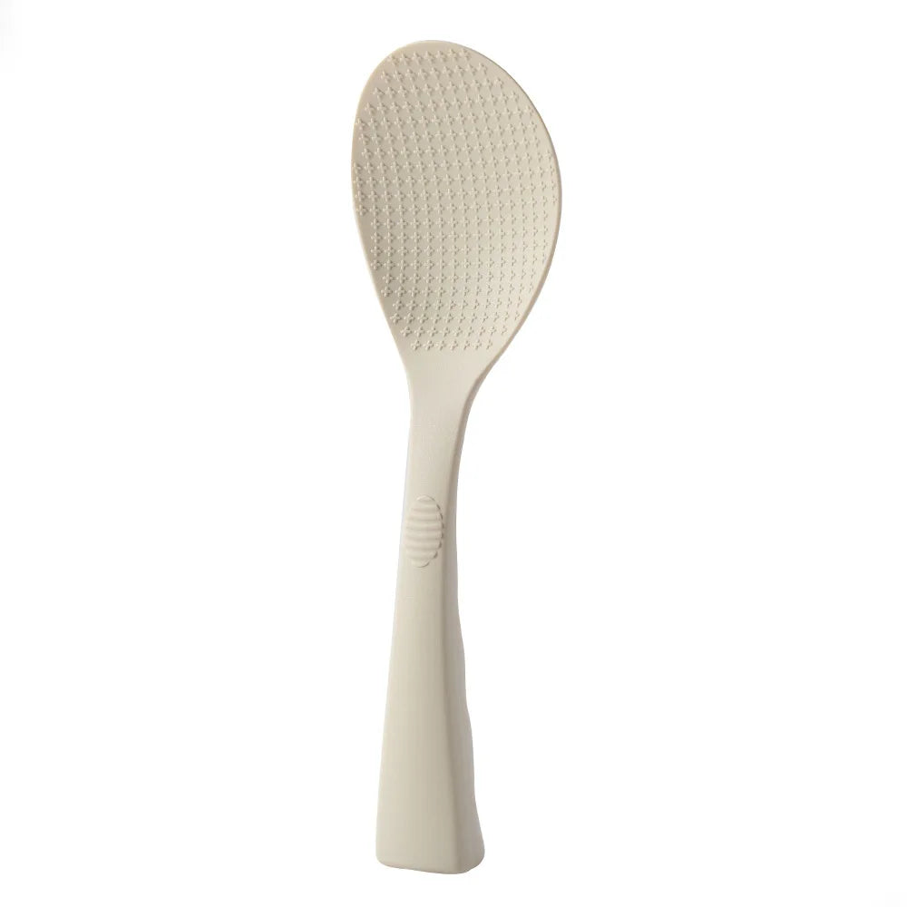 Coocosh's elegant silicone rice spoon, featuring a heat-resistant, non-stick design and a textured grip, effortlessly stirs and serves your favorite dishes from any angle, adding a touch of sophistication to both everyday cooking and special gatherings.