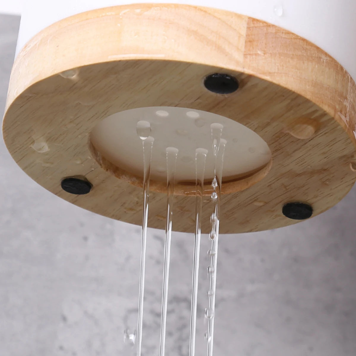 Coocosh elegant utensil holder cutlery drainer in high-quality plastic, featuring a detachable design for compact kitchen storage, moisture filtration, and a modern aesthetic, enhances your culinary workspace while providing practicality from every angle.