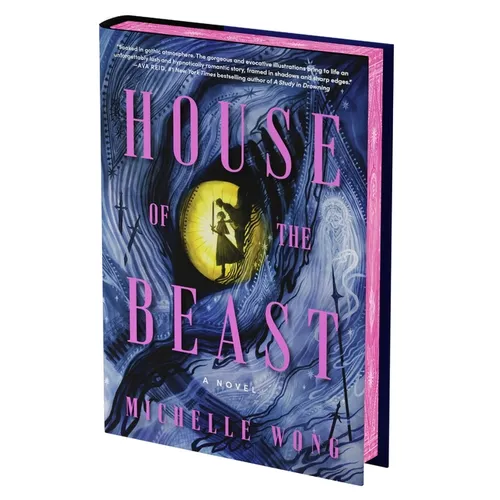 Coocosh’s "House of the Beast" deluxe limited edition hardcover invites you into a realm of enchanting fantasy, adorned with a captivating dark design that features vibrant pink and purple hues, perfect for elevating any bookshelf or inspiring readers' imaginations.
