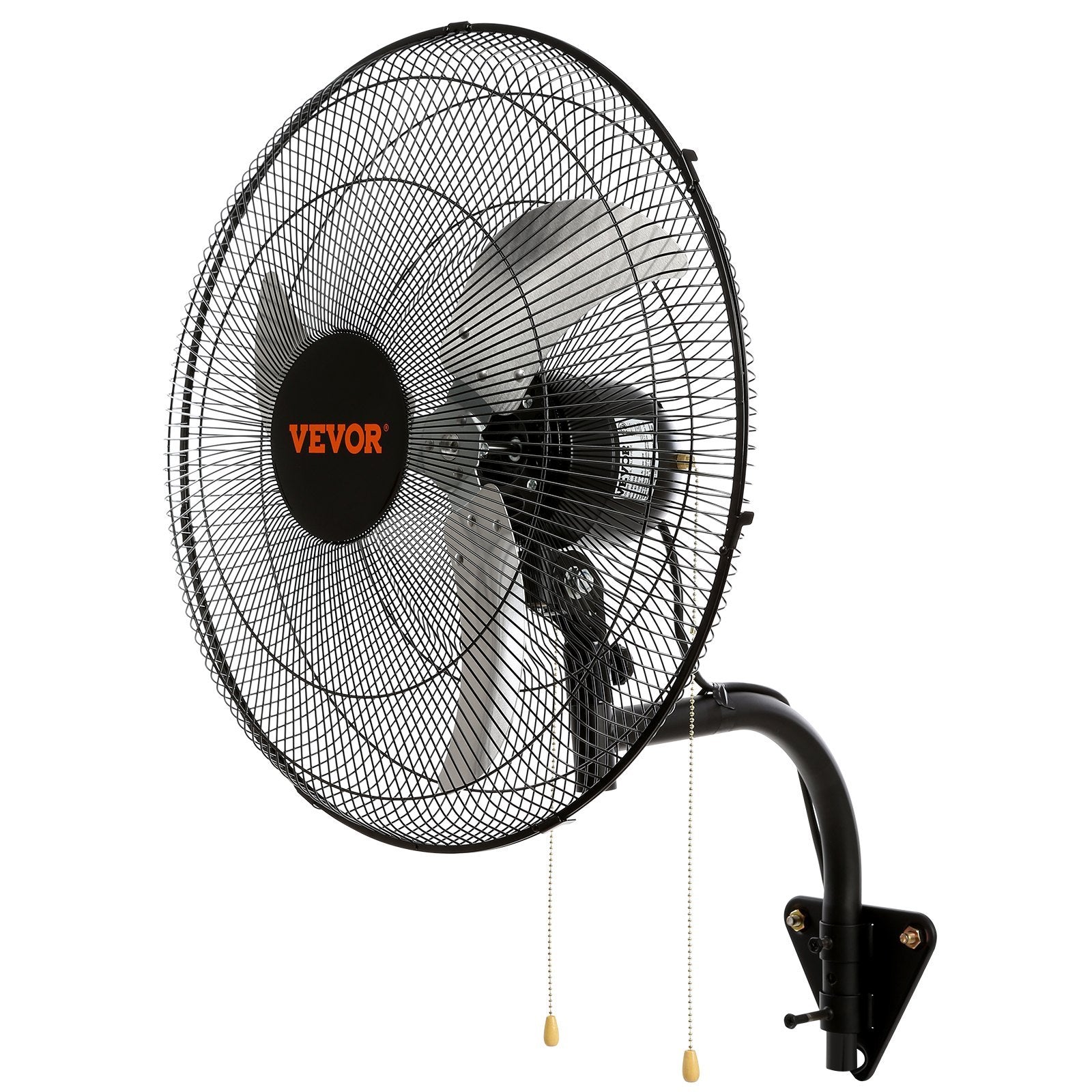 VEVOR Wall Mount Fan — 2-Pack 18" Oscillating High-Velocity (4000 CFM)