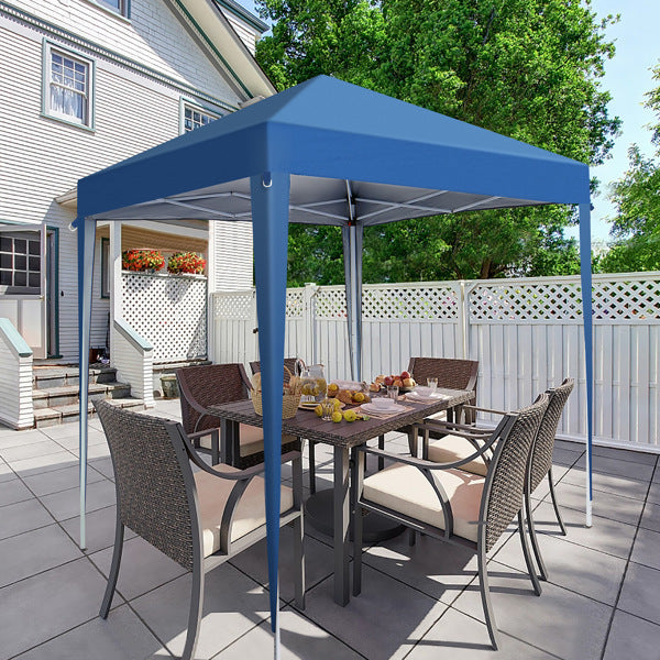 Blue Non-Enclosed Folding Shed – 2 x 2 m Waterproof Event Tent