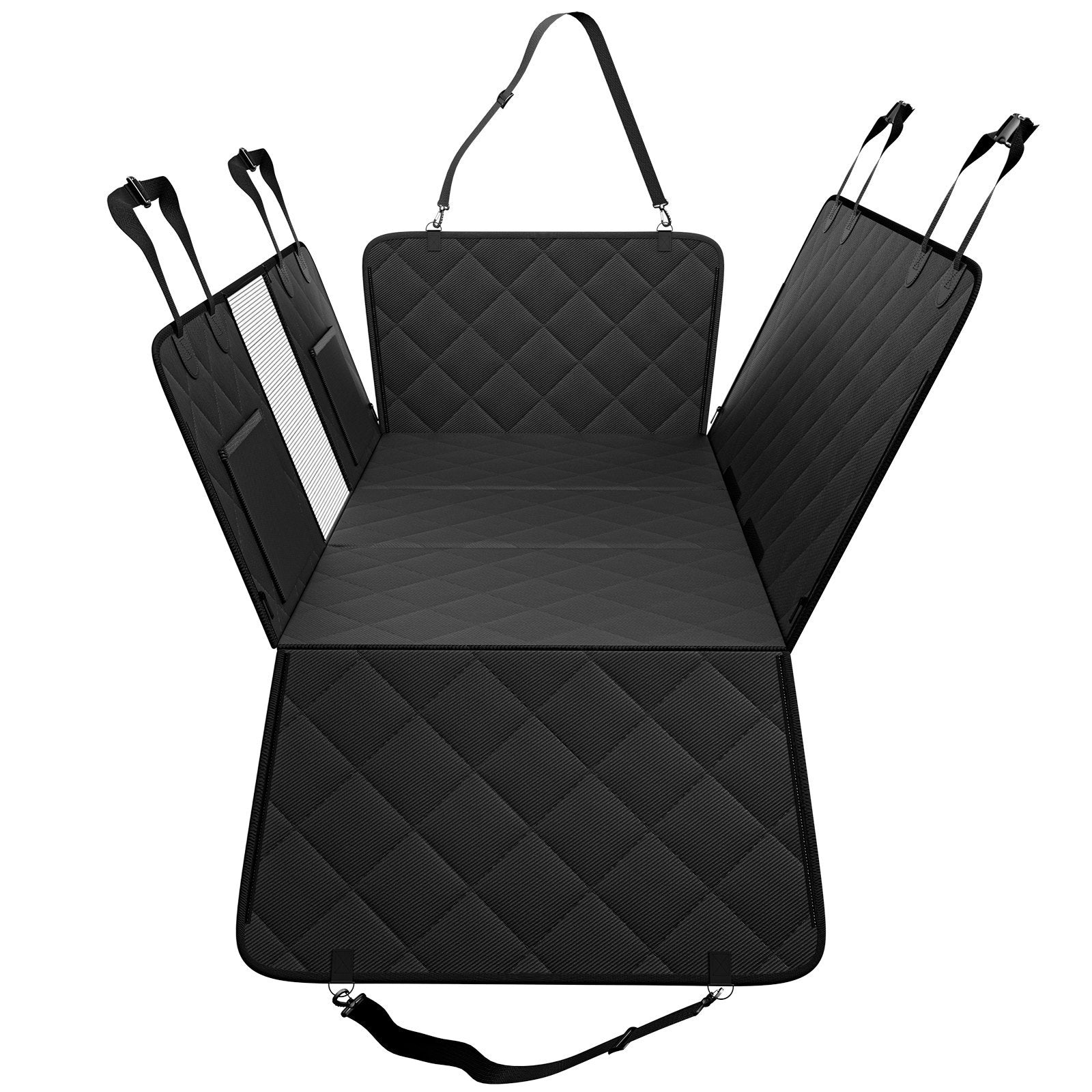 VEVOR 53 x 24.8 in Dog Car Seat Cover for Back Seat — Waterproof 600D