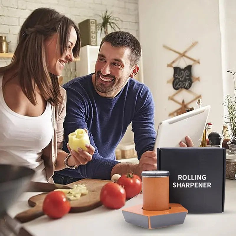 Rolling Knife Sharpener Kit - Professional Sharpening Tool With 5 Angles