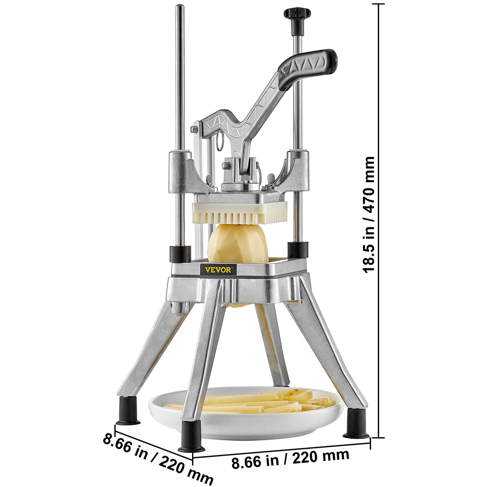 VEVOR Commercial Vegetable Chopper with 4 Blades Dicer