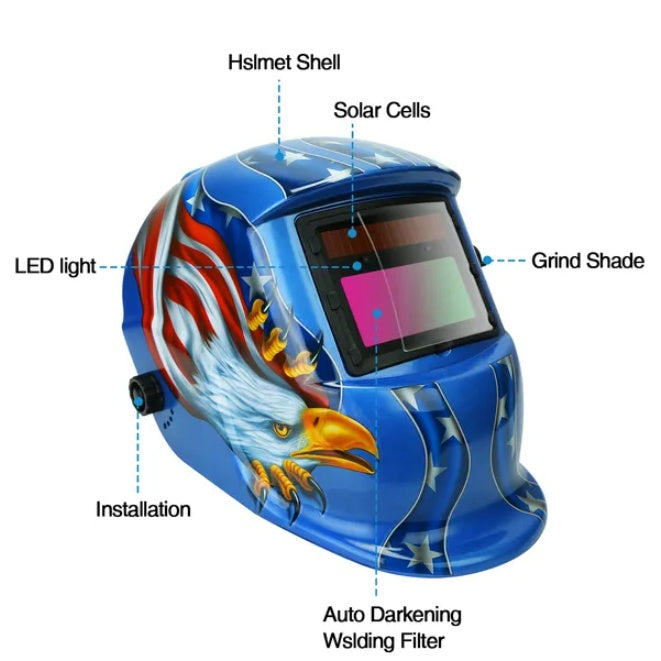 Welding Helmet Auto Darkening Shade 9 13 Dbjjj - View 4