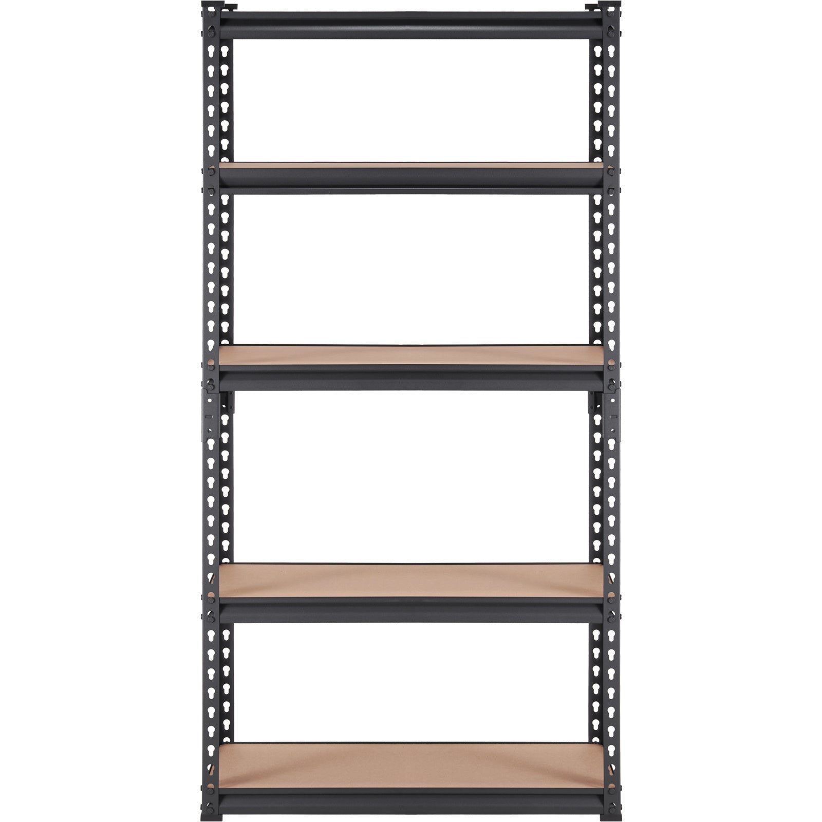 VEVOR 5-Tier Heavy Duty Metal Storage Shelving Unit, 2000 lb Capacity, 30" x 12" x 60", Black