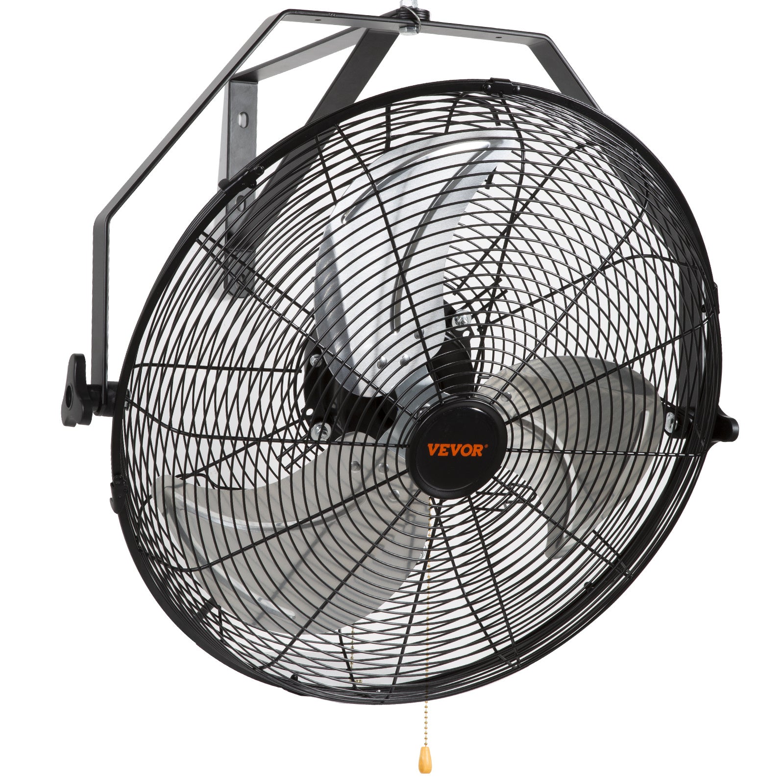 VEVOR Wall Mount Fan, 18 Inch — 3-Speed High Velocity, 4150 CFM, Waterproof, ETL Listed