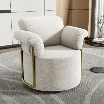 360 Degree Barrel Swivel Accent Sofa Chair Cydd - View 1
