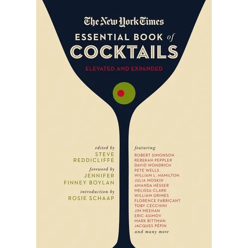 Coocosh presents "The New York Times Essential Book of Cocktails," a stylish hardcover featuring a captivating martini glass, perfect for elevating your home bar. This expanded edition offers expert insights and recipes to inspire your mixology journey.