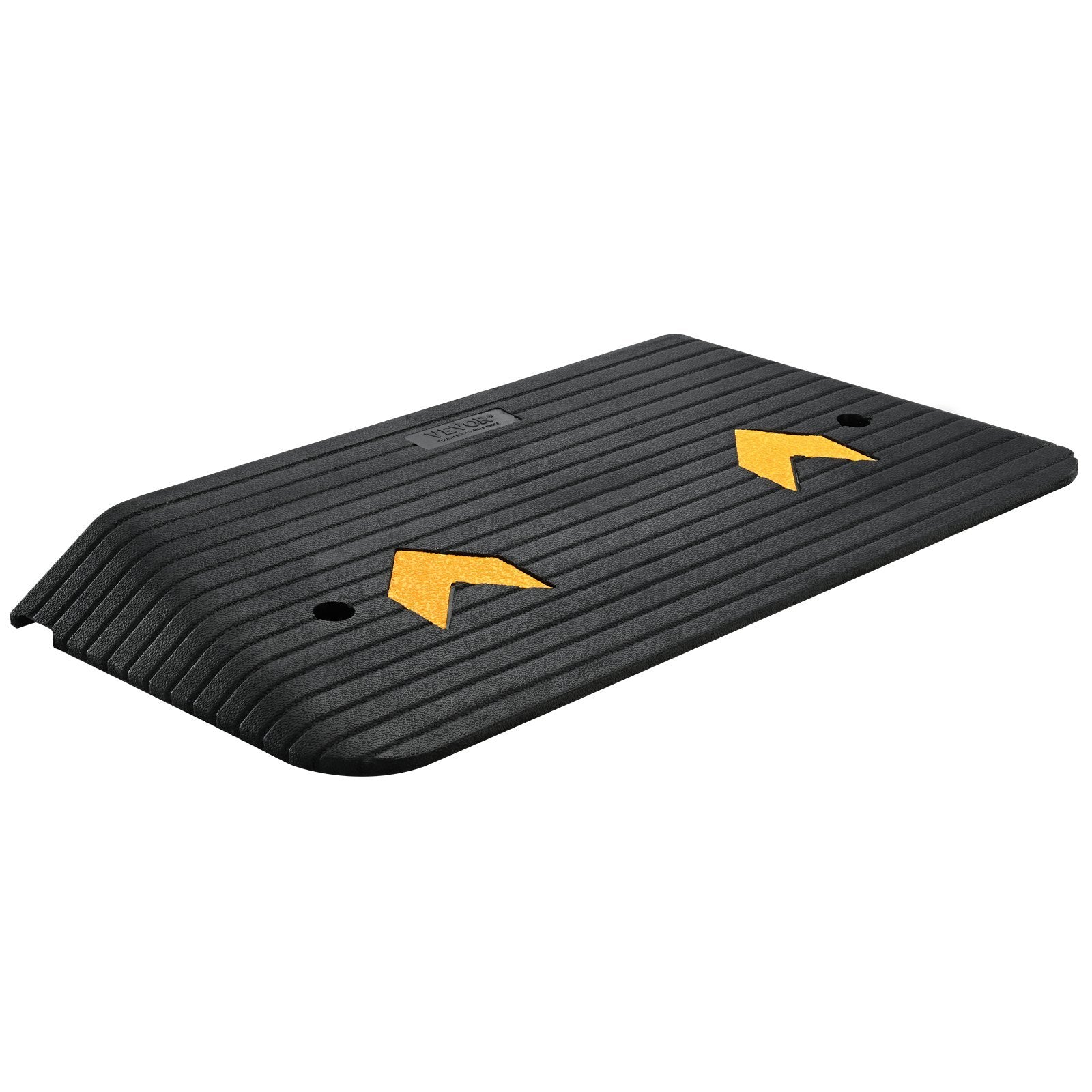 VEVOR Upgraded Rubber Threshold Ramp — 15 Ton Load, 1-Channel Non-Slip Door & Curb Ramp for Wheelchair & Scooter