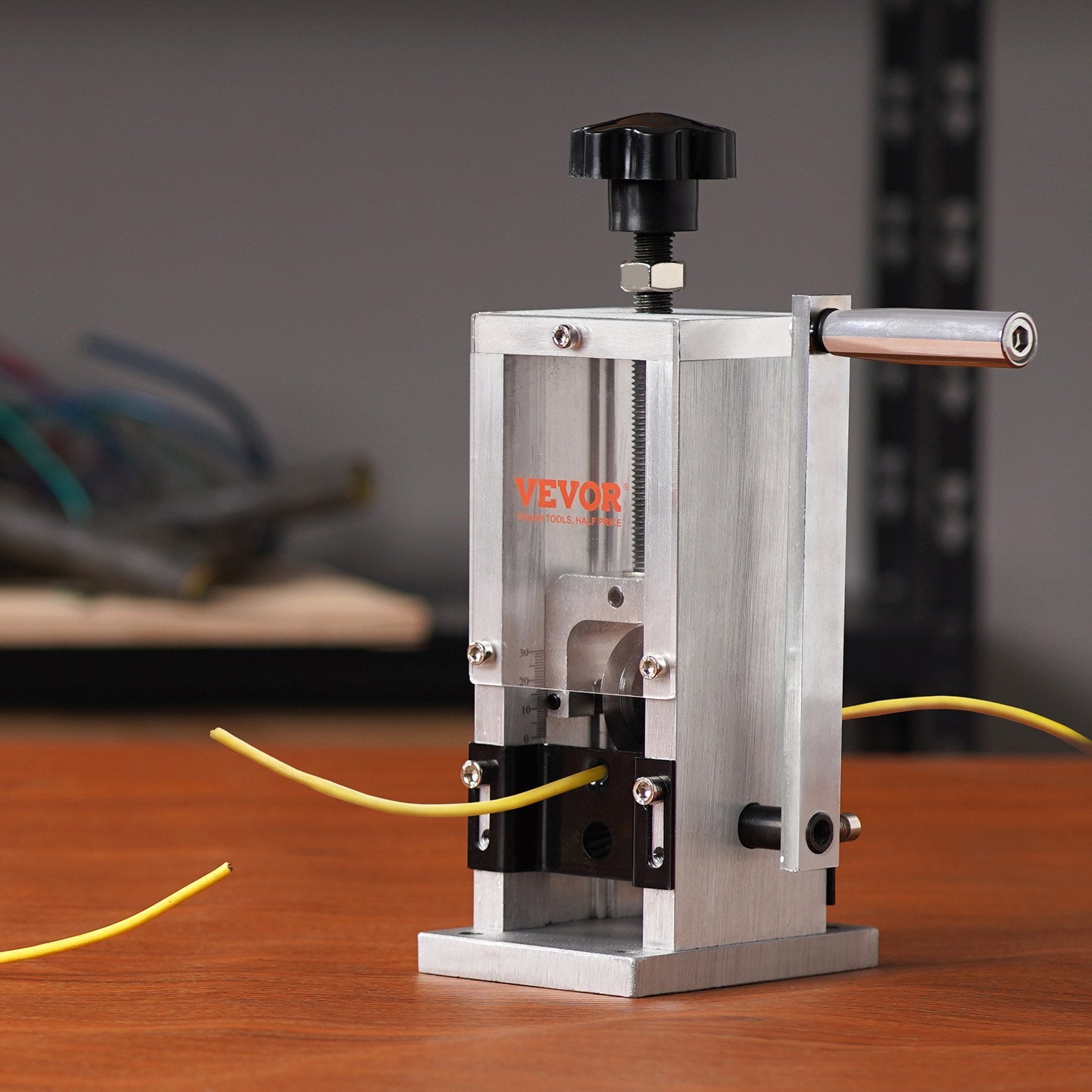 VEVOR Manual Wire Stripping Machine, Copper Stripper — Hand Crank or Drill Powered