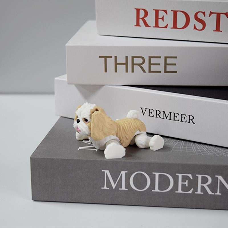 Cute Shih Tzu Figurine — Exquisite Craftsmanship, High-Quality Texture