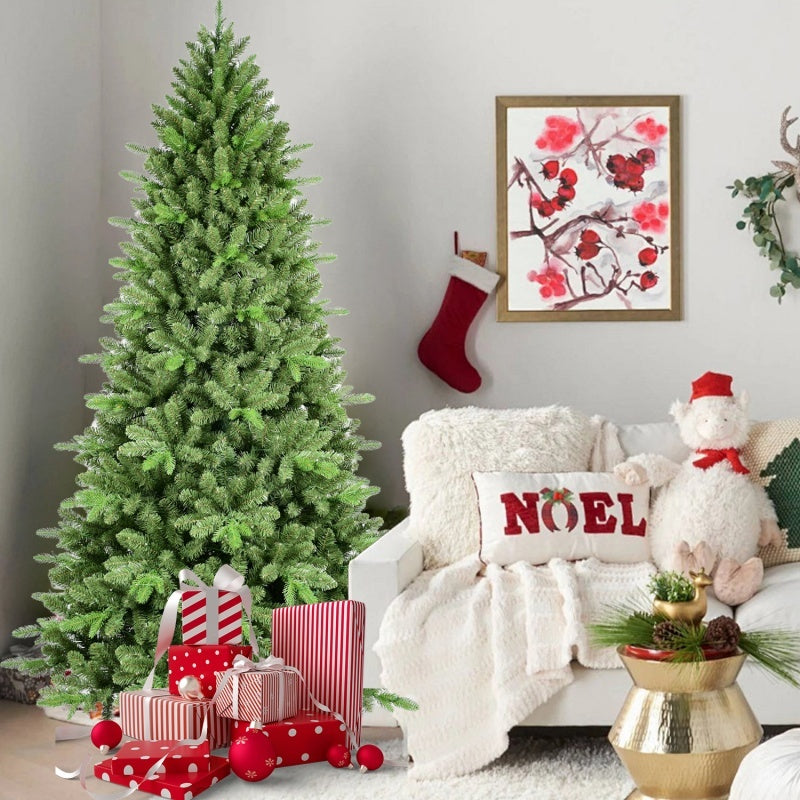 6ft PE/PVC Hybrid Christmas Tree - 1168 Lifelike Tips