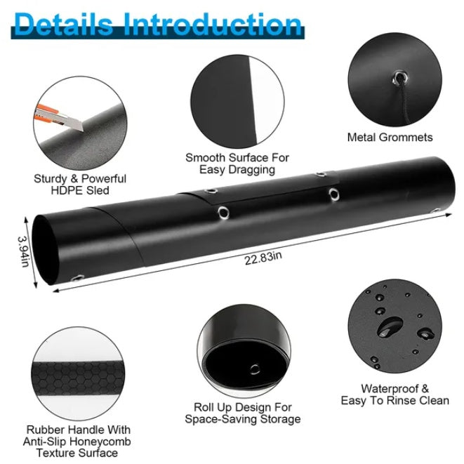 Deer Cart Game Trailer Snow Sled Mat Hunting Equipment