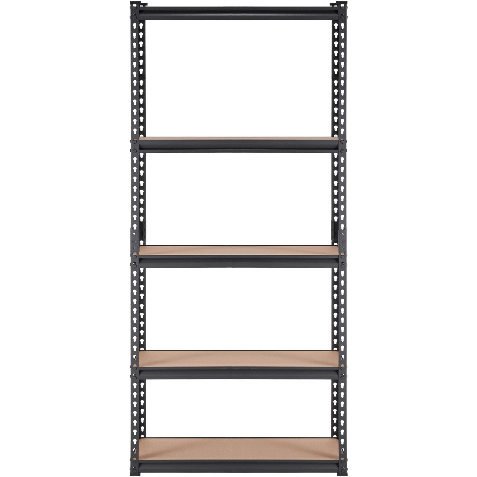 VEVOR Storage Shelving Unit, 5-Tier Adjustable, 2000 Lbs Capacity, Heavy Duty Garage Shelves Metal Organizer Utility Rack, Black