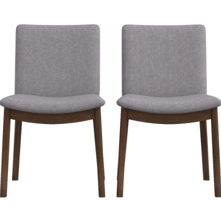 Cydd Laura Mid Century Solid Wood Dining Chairs Set Of 2 Grey - View 5