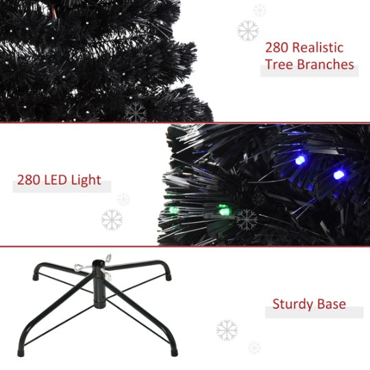 7ft Prelit Artificial Christmas Tree