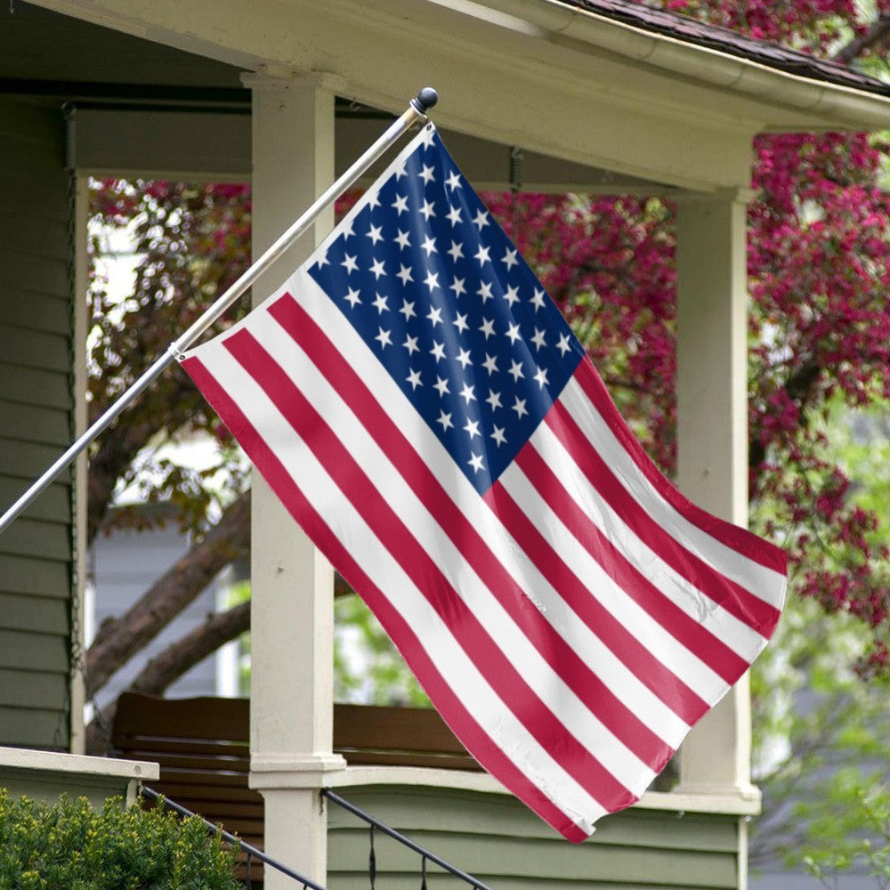 4X6FT Polyester American Flag 120cm x 180cm - USA Flag Outdoor Yard Decor