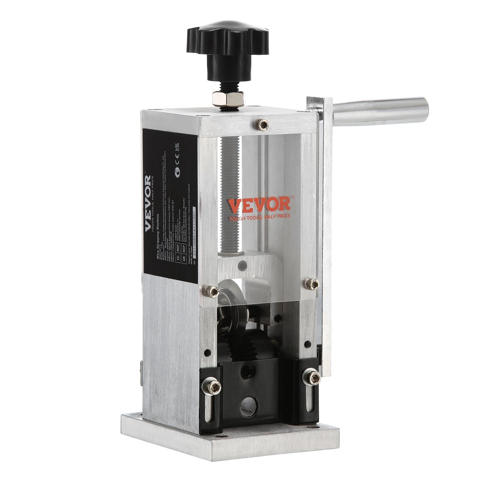 VEVOR Manual Wire Stripping Machine, Copper Stripper — Hand Crank or Drill Powered