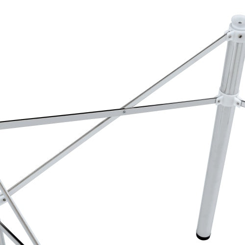 CYDD Silver Stainless Steel Folding Table Frame — Space‑Saving, Adjustable Table Leg