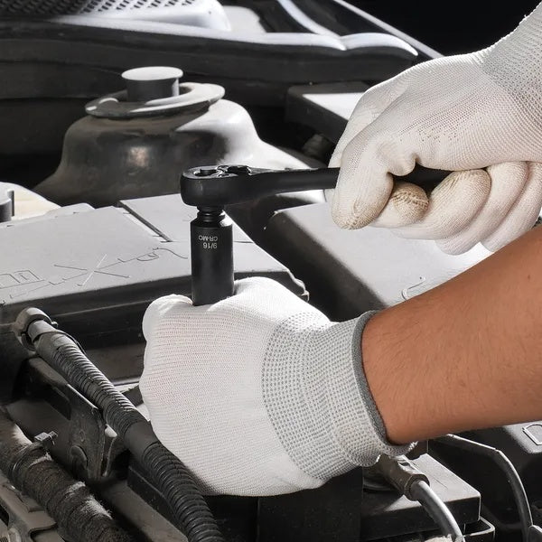 VEVOR Impact Sockets Set 55pcs 6-Point Drive Bit Ratchet Tool Kit Case