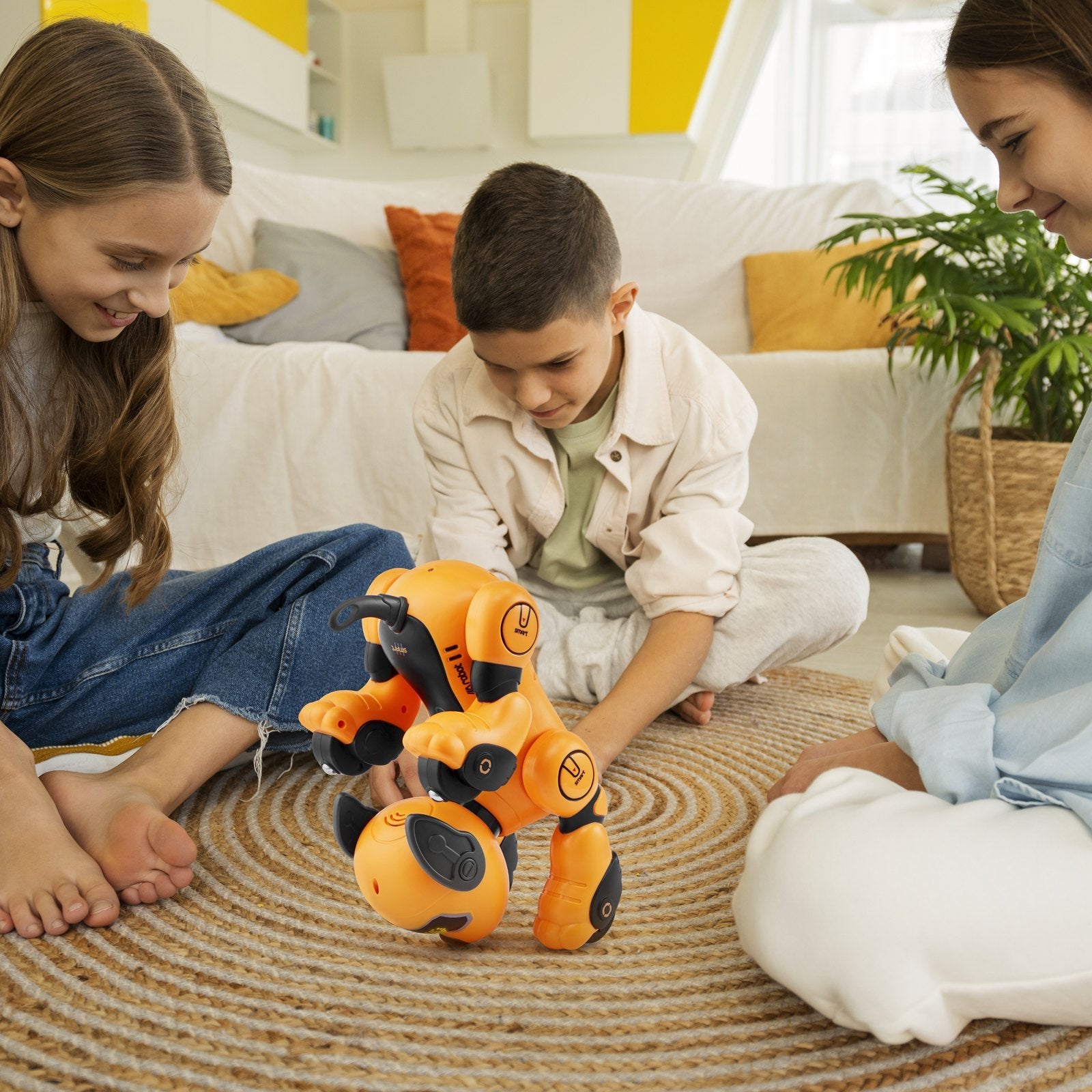 VEVOR RC Robot Dog Toy — Talking, Dancing, Touch & Voice Remote Control, Programmable