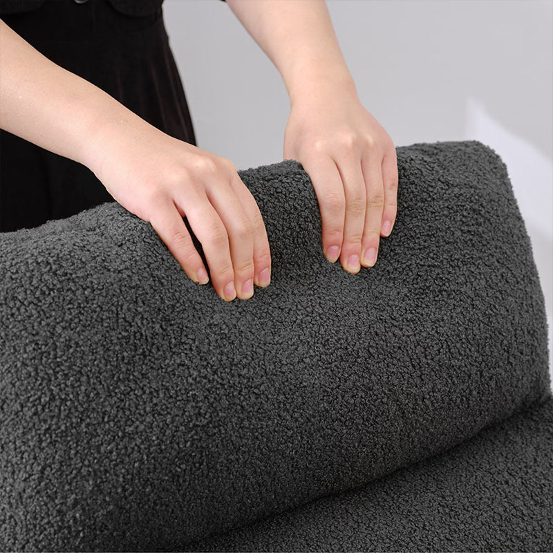 Modern Accent Rocking Chair With Solid Wood Legs — Upholstered Nursery Glider